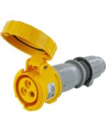 IP67 CONNECTOR 20A  125VAC  2P 3W  WATERTIGHT