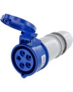 IP44 CONNECTOR 20A  3phase delta 120/208VAC  4P 5W  SPLASHPROOF