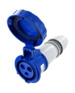 IP67 CONNECTOR 30A 250VAC 2P 3W WATERTIGHT