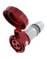 IP67 CONNECTOR 30A  480VAC  2P 3W  WATERTIGHT