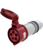 IP44 CONNECTOR 30A  3phase delta 277/480VAC  4P 5W  SPLASHPROOF