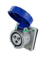 IP67 RECEPTACLE 20A  250VAC  2P 3W  WATERTIGHT