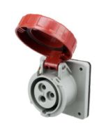 IP67 RECEPTACLE 20A  480VAC  2P 3W  WATERTIGHT