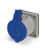 IP44 RECEPTACLE 20A  250VAC  2P 3W  SPLASHPROOF