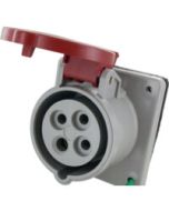 IP44 RECEPTACLE 20A  3phase 480VAC  3P 4W  SPLASHPROOF