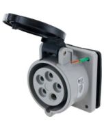 IP44 RECEPTACLE 20A  3phase delta 347/600VAC  4P 5W  SPLASHPROOF