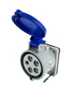 IP44 RECEPTACLE 30A  3phase delta 120/208VAC  4P 5W  SPLASHPROOF