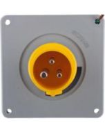 IP44 INLET 20A  125VAC  2P 3W  SPLASHPROOF