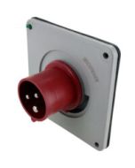 IP44 INLET 30A  480VAC  2P 3W  SPLASHPROOF