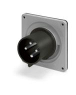 IP44 INLET 20A  3phase 600VAC  3P 4W  SPLASHPROOF