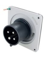 IP44 INLET 30A  3phase 600VAC  3P 4W  SPLASHPROOF