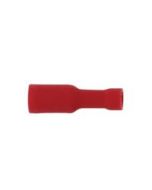 KSPEC FEM BULLET 22-18GA .156 PVC RED 100PK