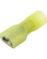 KSPEC FEM SLIDE 12-10GA .250 FULLY NYL YEL 500PK