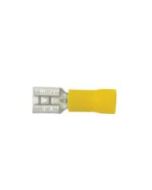 KSPEC FEM SLIDE 12-10GA .250x.032 PVC YEL 100PK