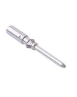 10A MALE CRIMP CONTACT - SILVER PLATE 0.14mm2 - 0.37mm2 AWG 26 - 22 - 100PC/PK