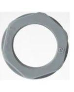 LOCK-NUT NYLON GREY 1INCH NPT