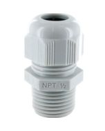 DOME CONN 1/2INCH NPT .23-.47INCH GREY