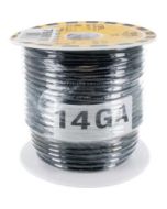 WIRE TEW 14GA BLACK 30M 98FT