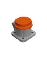 Dust Cover for 400A Receptacle - Orange