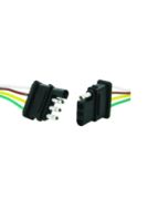 MOLDED CONN ASSY 4-PL 16GA 24Inch FLAT-TYPE