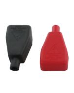 BATT TERM BOOT [STRAIGHT] 6-4GA BLACK/RED 1PAIR