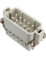 MALE INSERT - 10P+Ground 10A MAX - 600V