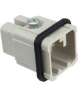 MALE INSERT - 8P 10A - MAX 50V WHITE