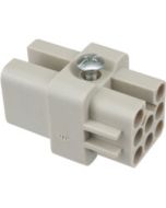 FEMALE INSERT - 8P 10A - MAX 50V WHITE