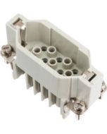 MALE INSERT - CRIMP TERMINAL 15P+ Ground 10A - MAX 250V