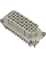 FEMALE INSERT - 40P+Ground 10A MAX - 250V CRIMP TERMINAL