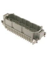 MALE INSERT - 64P+Ground 10A MAX - 250V CRIMP TERMINAL
