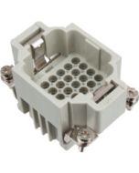 MALE INSERT - 42P+Ground 10A MAX - 250V CRIMP TERMINAL