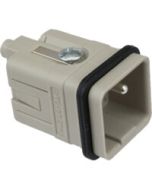 MALE INSERT- FOR CRIMP TERMINALS 5P+Ground 16A 600V MAX