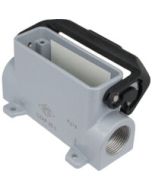 SURFACE MOUNTING BASE - 16P+Ground SINGLE LEVER SINGLE PORT HIGH CONSTRUCTION CABLE GLAND PG 16