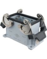 SURFACE MOUNTING BASE - 32P+Ground DOUBLE LEVERS SINGLE PORT CABLE GLAND PG 21