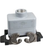 HOOD - 10P+Ground DOUBLE LEVERS TOP ENTRY CABLE COUPLER CABLE GLAND PG 16