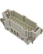 MALE INSERT - 16P+GROUND 16A MAX - 600V