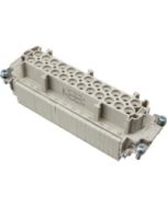 FEMALE INSERT - 24P 25-48+Ground 16A MAX - 600V CAGE CLAMP