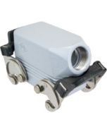 HOOD - 16P+Ground DOUBLE LEVERS SIDE ENTRY HIGH CONSTRUCTION CABLE GLAND PG 21