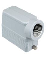 HOOD - 16P+Ground TWO PEGS SIDE ENTRY HIGH CONSTRUCTION CABLE GLAND NPT 1