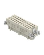 FEMALE INSERT - 24P+Ground 16A MAX - 600V CAGE CLAMP