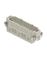MALE INSERT - 24P+Ground 16A MAX - 600V CAGE CLAMP