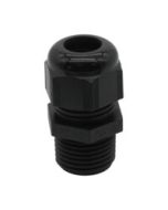 1/2" NPT - Dome Connector - 0.24" - 0.47" - Black 2 Hole