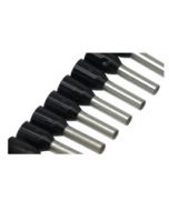16 AWG Cut-Strip Ferrules - Black - 50pcs/Strip - 10 Strip/pk