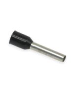 16 AWG Insulated Single Ferrule - 10mm - Black - 500pc/pk