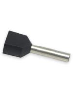 Black 2x16awg 12mm 500pk