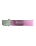 SLIDE MALE SOLDER/SHRINK 22-18GA 1/4" 25PK