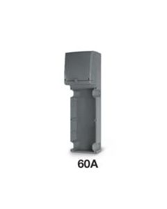 MODULAR BASES 60A ONE SOCKET C/W CONSUMER UNIT