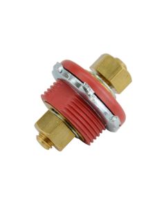 BATT FEEDER STUD/PANEL BUSHING RED
