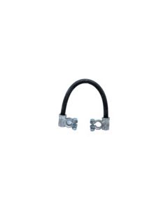 Pre-Assembled 2/0GA Jumper Cable - Same-Side Elbow (12" Long)